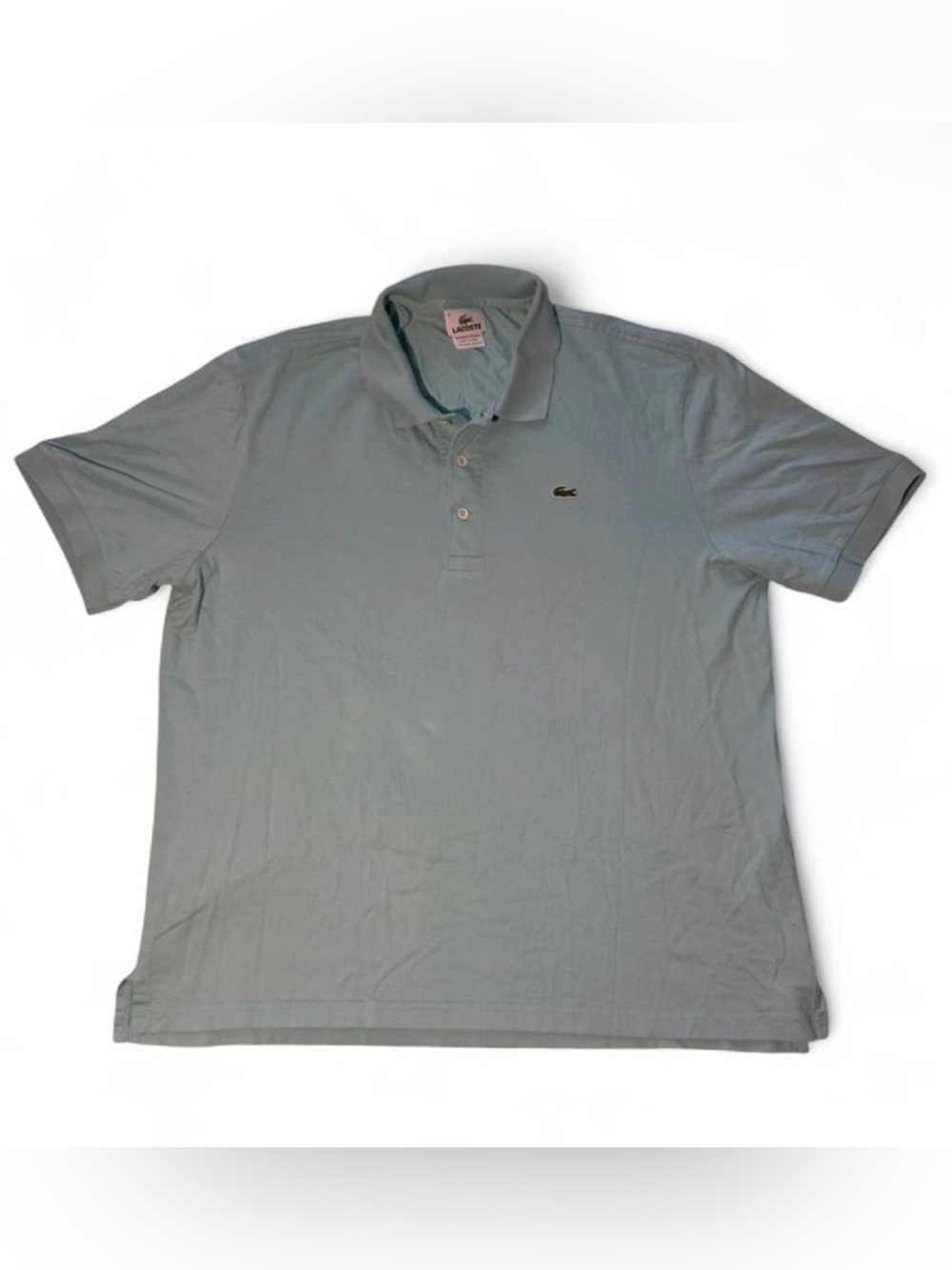 Preppy Lacoste blue polo shirt Size 6 🪩